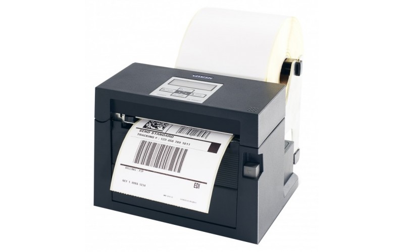Imprimanta etichete Citizen CL-S400, DT, 203 DPI, USB, serial, paralel, cutter, suport rola extern