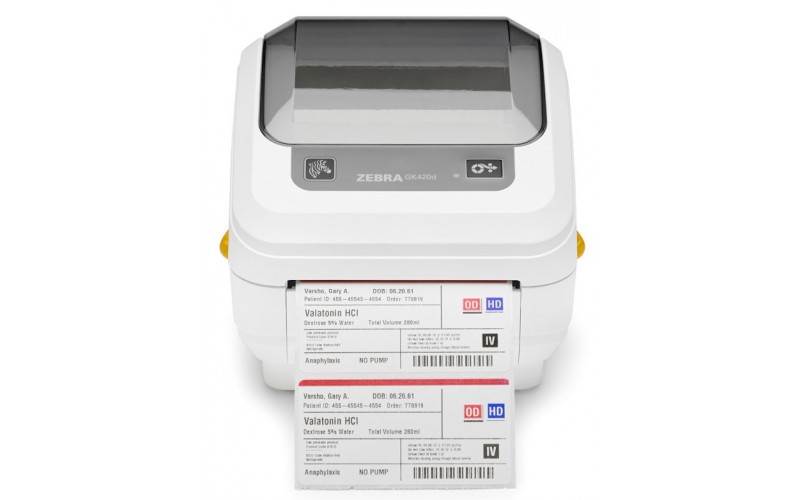 Imprimanta etichete Zebra GK420D-HC, DT, 203 DPI, USB, LAN