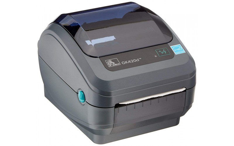 Imprimanta etichete Zebra GK420D, DT, 203 DPI, USB, LAN, dispenser