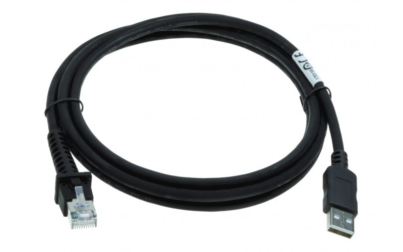 Cablu USB Datalogic 8-0754-05, pentru cititor coduri de bare, drept, 3 M