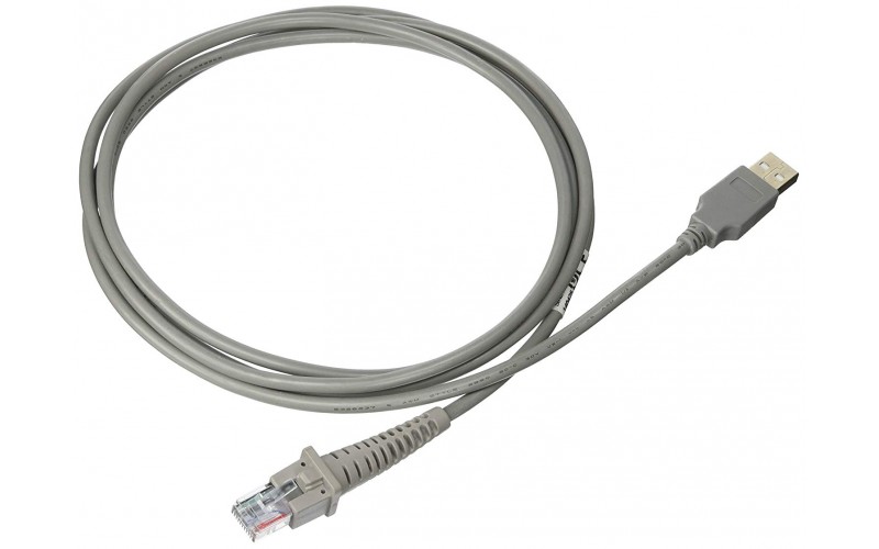 Cablu USB Datalogic CAB-438, pentru cititor coduri de bare, drept, 2 M