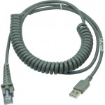 Cablu USB Datalogic 90A051922, pentru cititor coduri de bare, spiralat, 2 M