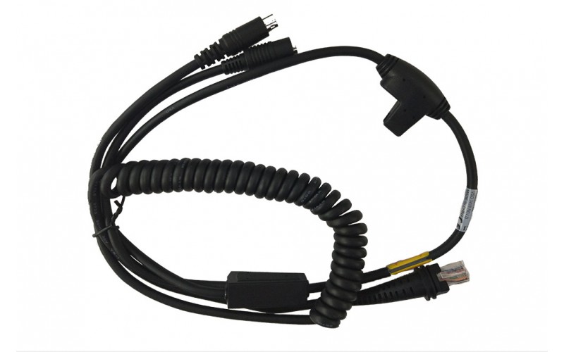 Cablu IBM Honeywell CBL-720-300-C00, pentru cititor coduri de bare, spiralat, 3 M