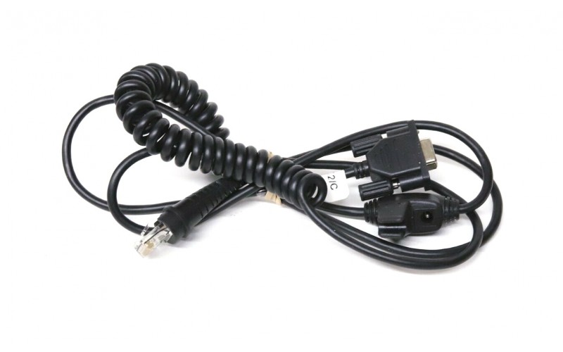 Cablu RS232 Honeywell 53-53000-3, pentru cititor coduri de bare, spiralat, 2.9 M
