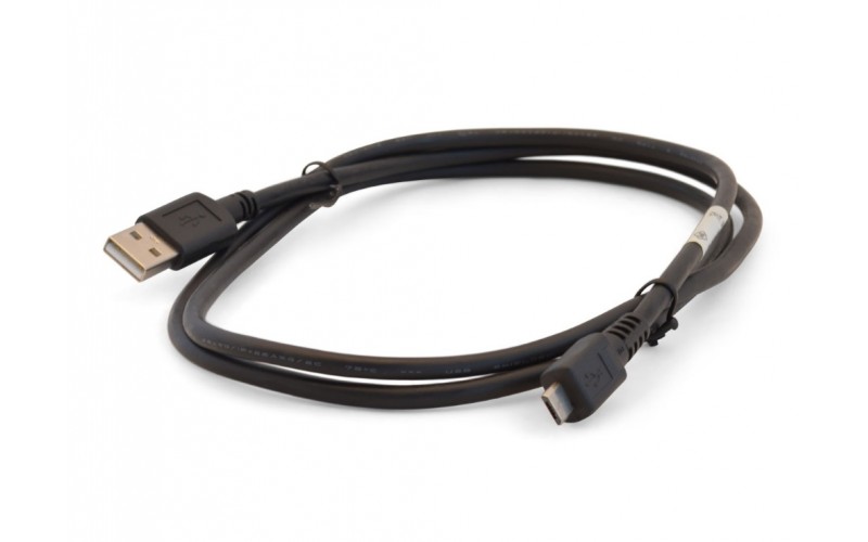 Cablu microUSB Zebra 25-124330-01R, pentru cititor coduri de bare / terminal portabil / tableta, drept, 1.2 M