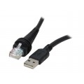 Cablu USB Honeywell CBL-500-300-C00, pentru cititor coduri de bare, spiralat, 3 M