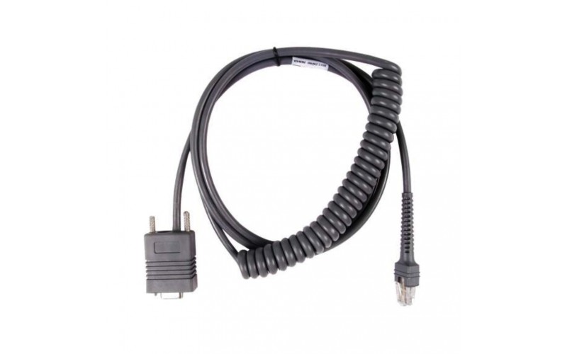 Cablu RS232 Zebra CBA-R02-C09PAR, pentru cititor coduri de bare, spiralat, 2.7 M