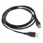 Cablu USB Zebra CBA-U10-S15ZAR, pentru cititor coduri de bare, drept, 4.5 M