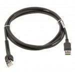 Cablu USB Zebra CBA-U21-S07ZBR, pentru cititor coduri de bare, ecranat, drept, 2.1 M