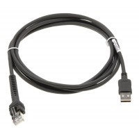 Cablu USB Zebra CBA-U21-S07ZBR, pentru cititor coduri de bare, ecranat, drept, 2.1 M