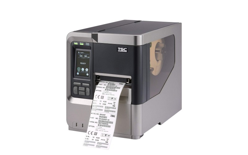 Imprimanta etichete TSC MX340P, TT, 300 DPI, USB, USB Host, serial, LAN, rewinder, touch LCD