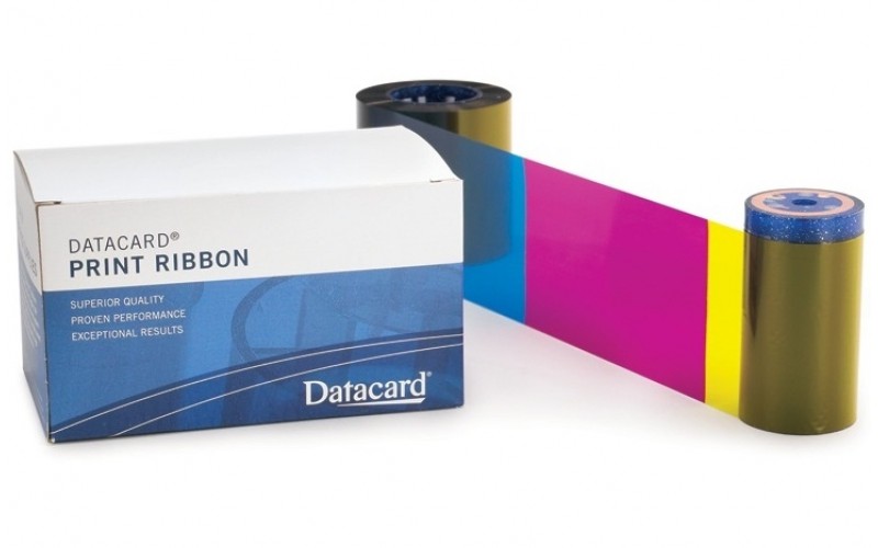 Ribon color Datacard, kit, YMCKT-KT