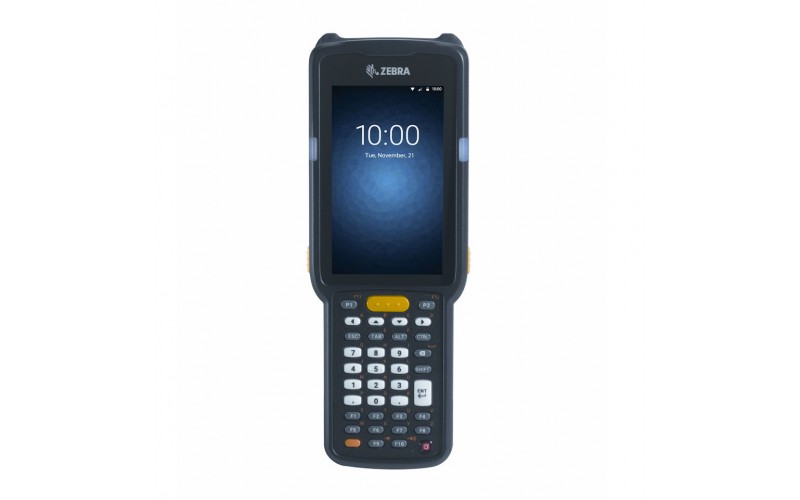 Terminal portabil 2D Zebra MC3300, SR, modul scanare 45°, GMS, Android, 38 taste, bat. ext.